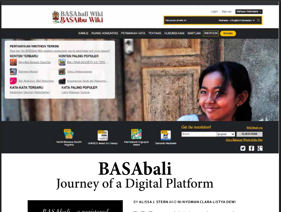 BASAbali: Journey of a Digital Platform