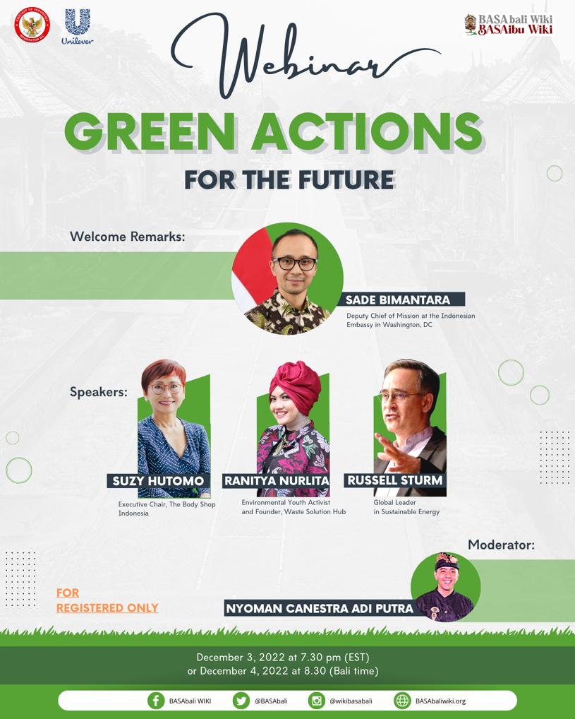 Webinar : Green Action
